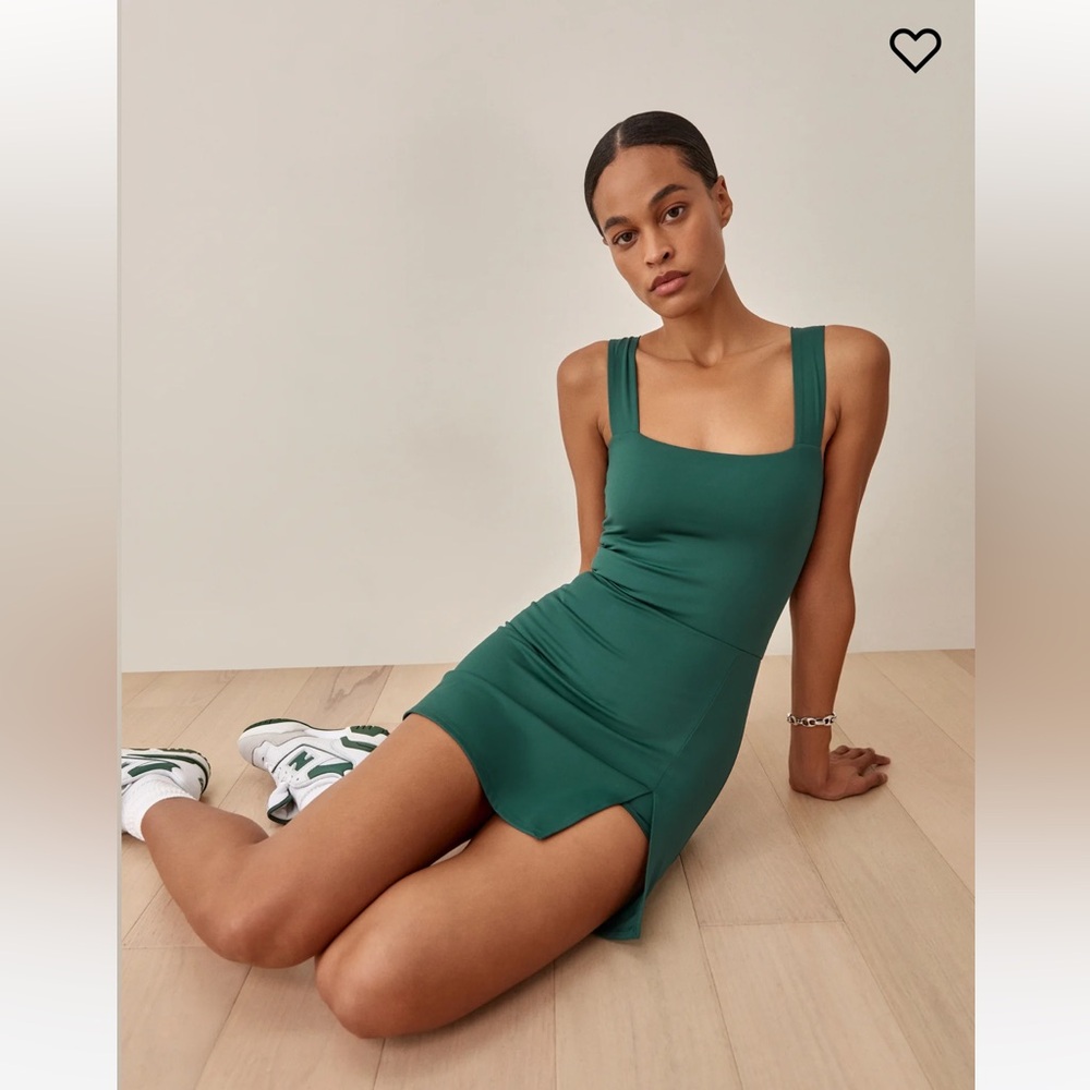 REFORMATION Daria Ecomove Active Dress Green M